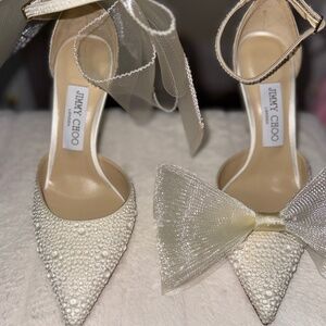 Jimmy Choo Averly 100 Satin Sandal